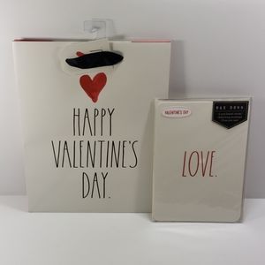 Rae Dunn Valentine's Day Gift Bag and Card